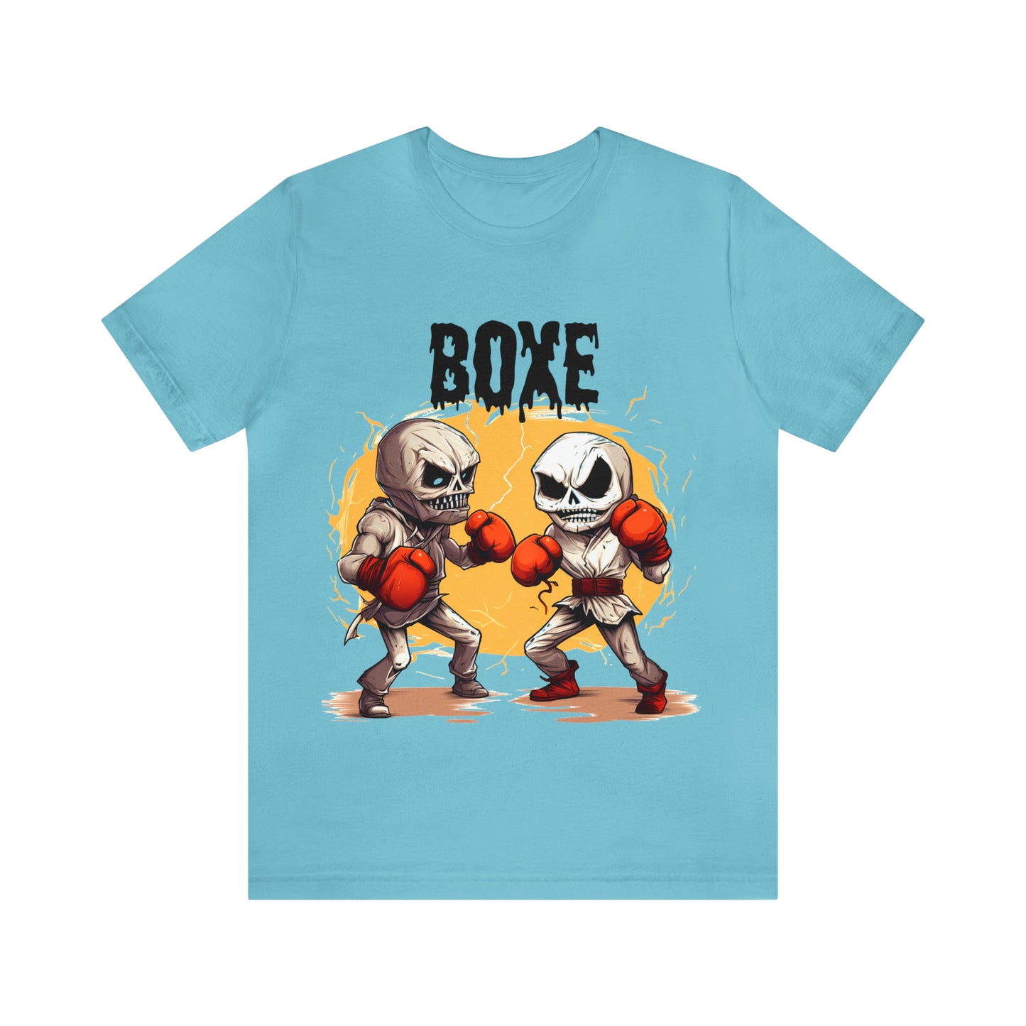 Halloween Boxing Unisex Jersey Short Sleeve Tee