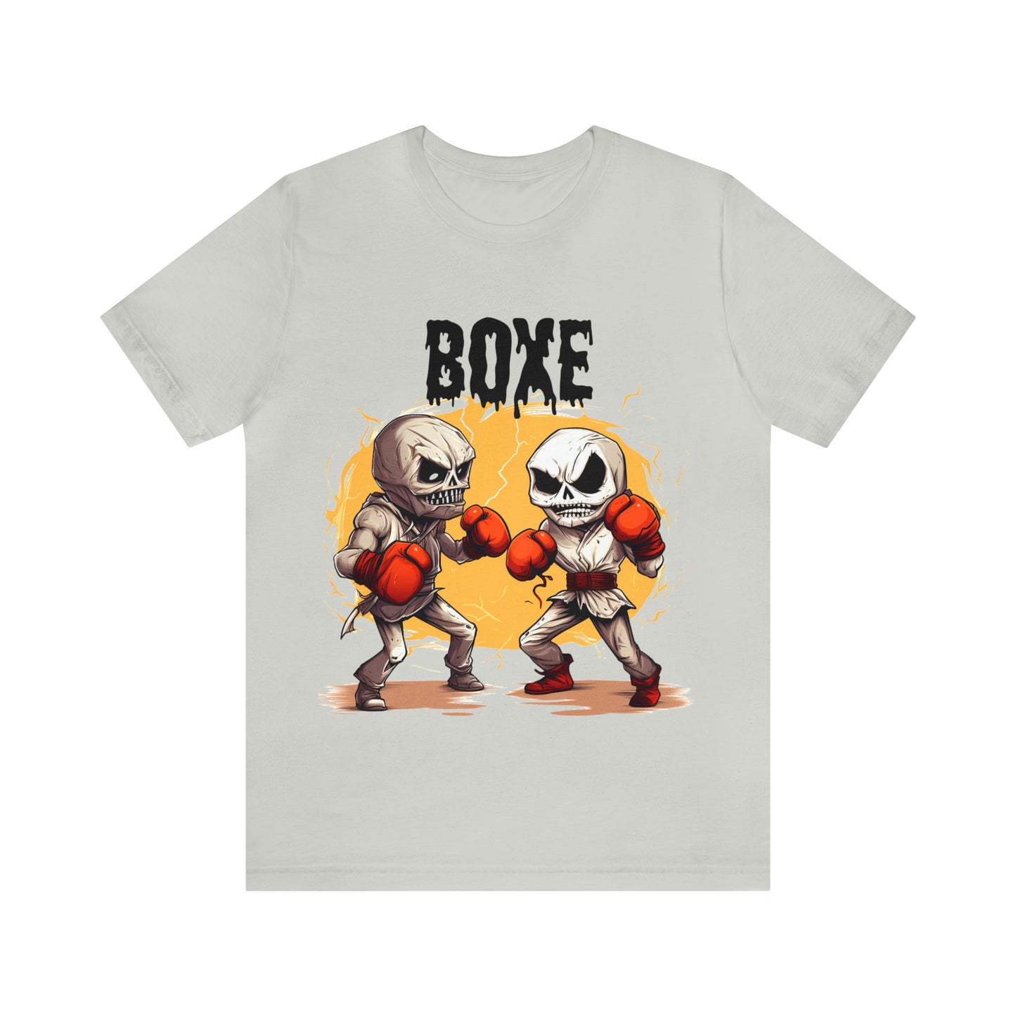 Halloween Boxing Unisex Jersey Short Sleeve Tee