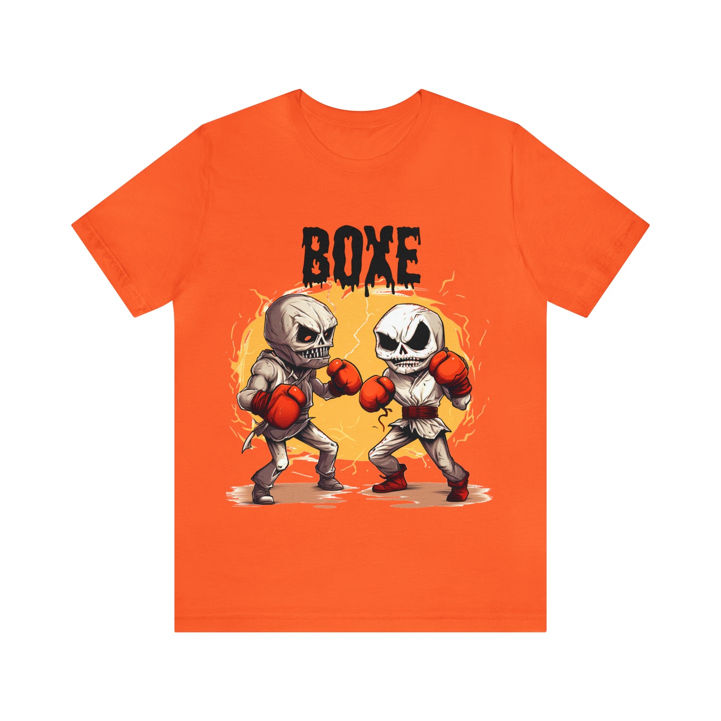 Halloween Boxing Unisex Jersey Short Sleeve Tee