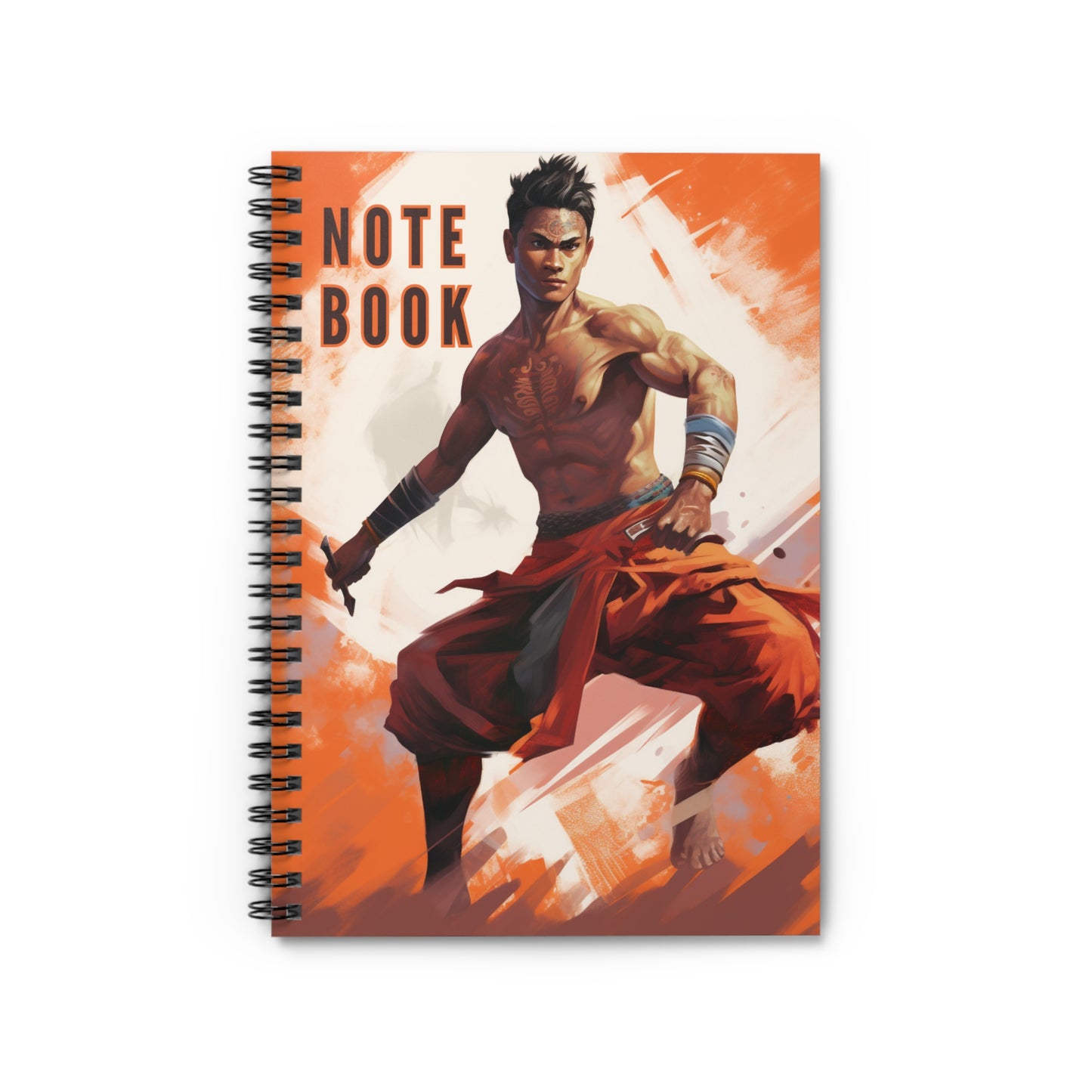 May Thai Themed Spiral Notebook - Ruled Line