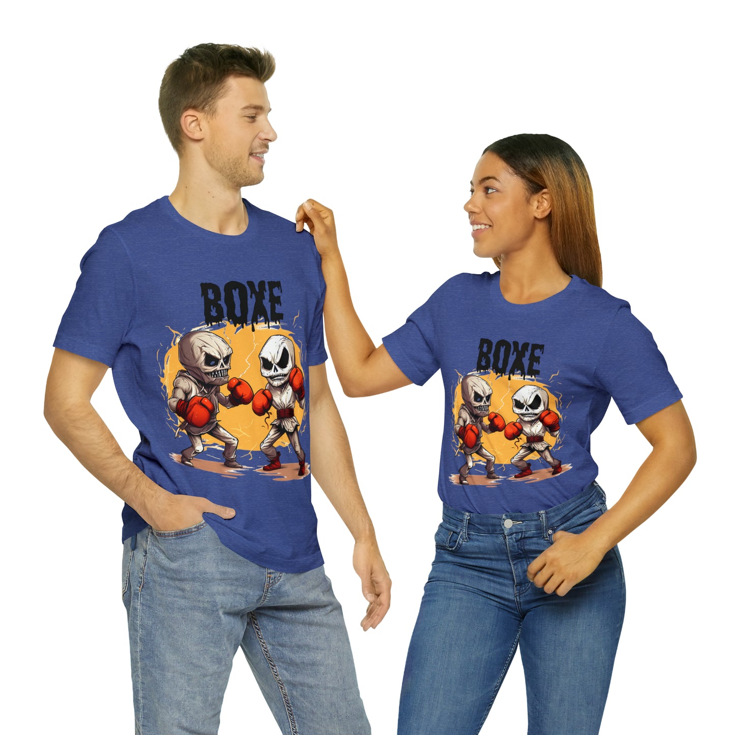 Halloween Boxing Unisex Jersey Short Sleeve Tee