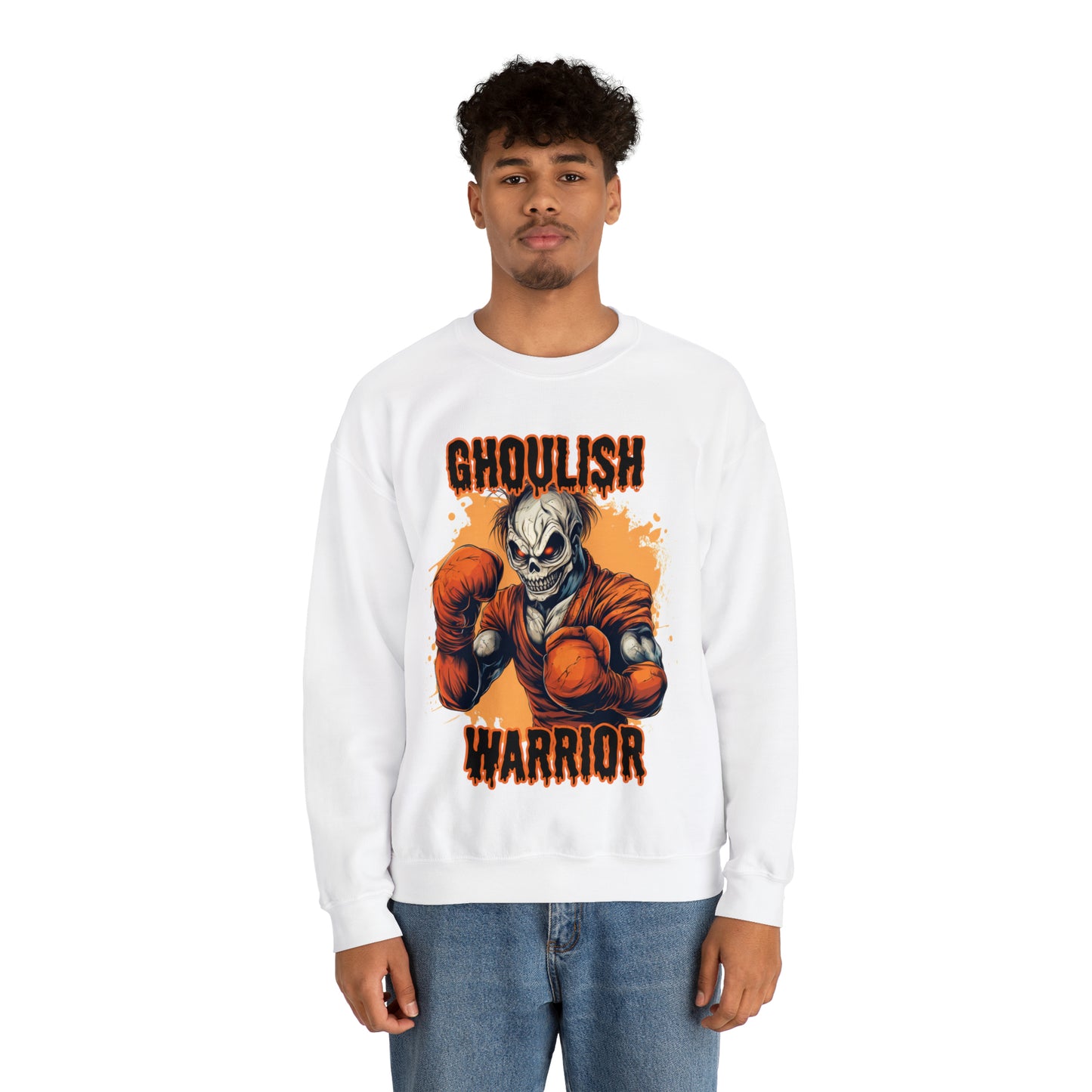 Halloween Warrior Unisex Heavy Blend™ Crewneck Sweatshirt