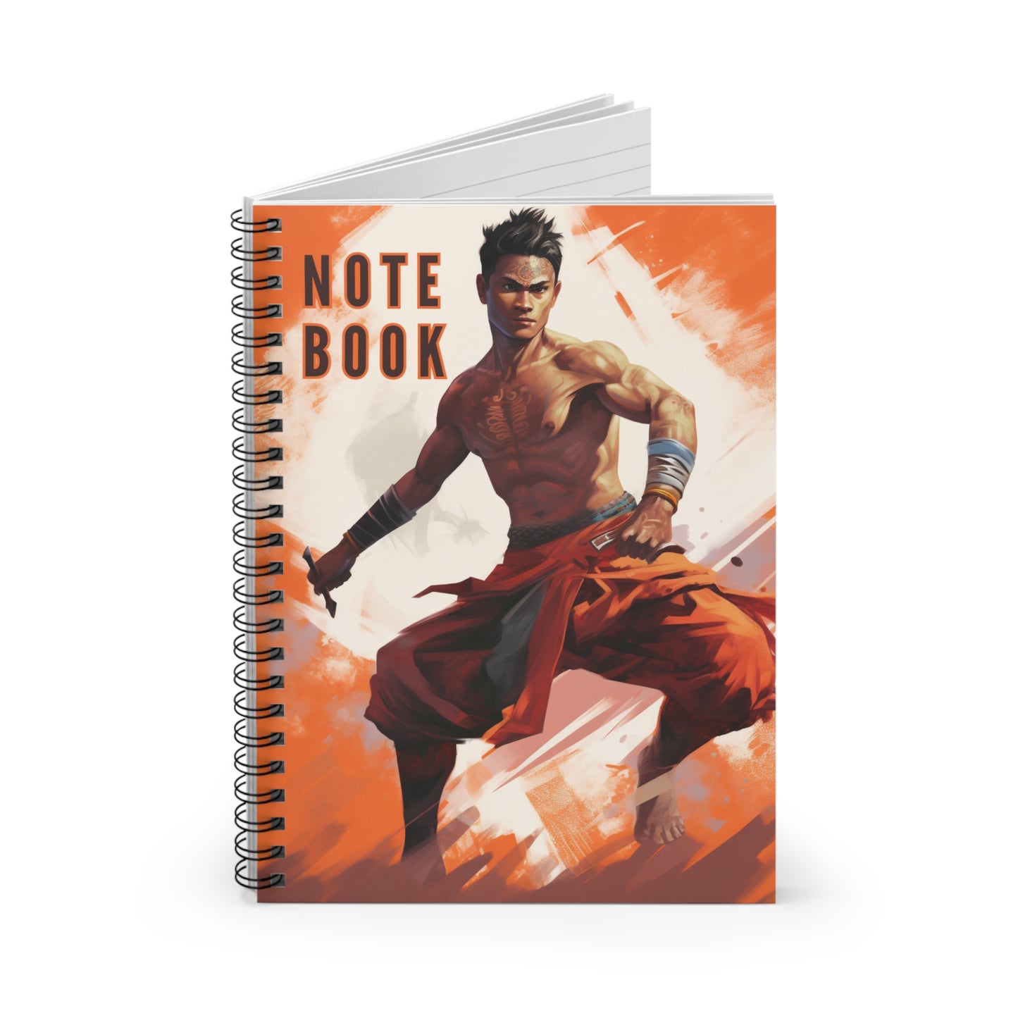 May Thai Themed Spiral Notebook - Ruled Line