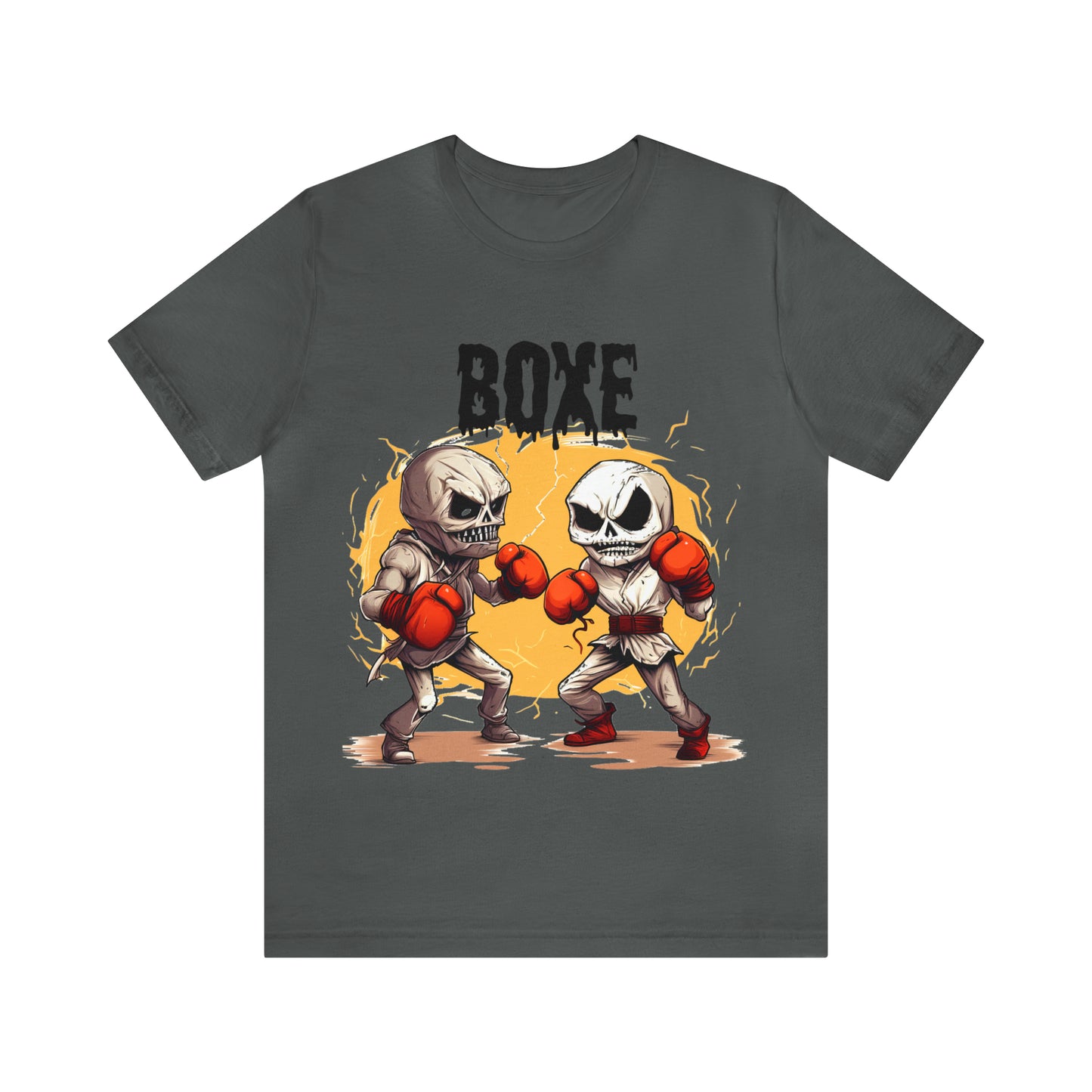 Halloween Boxing Unisex Jersey Short Sleeve Tee