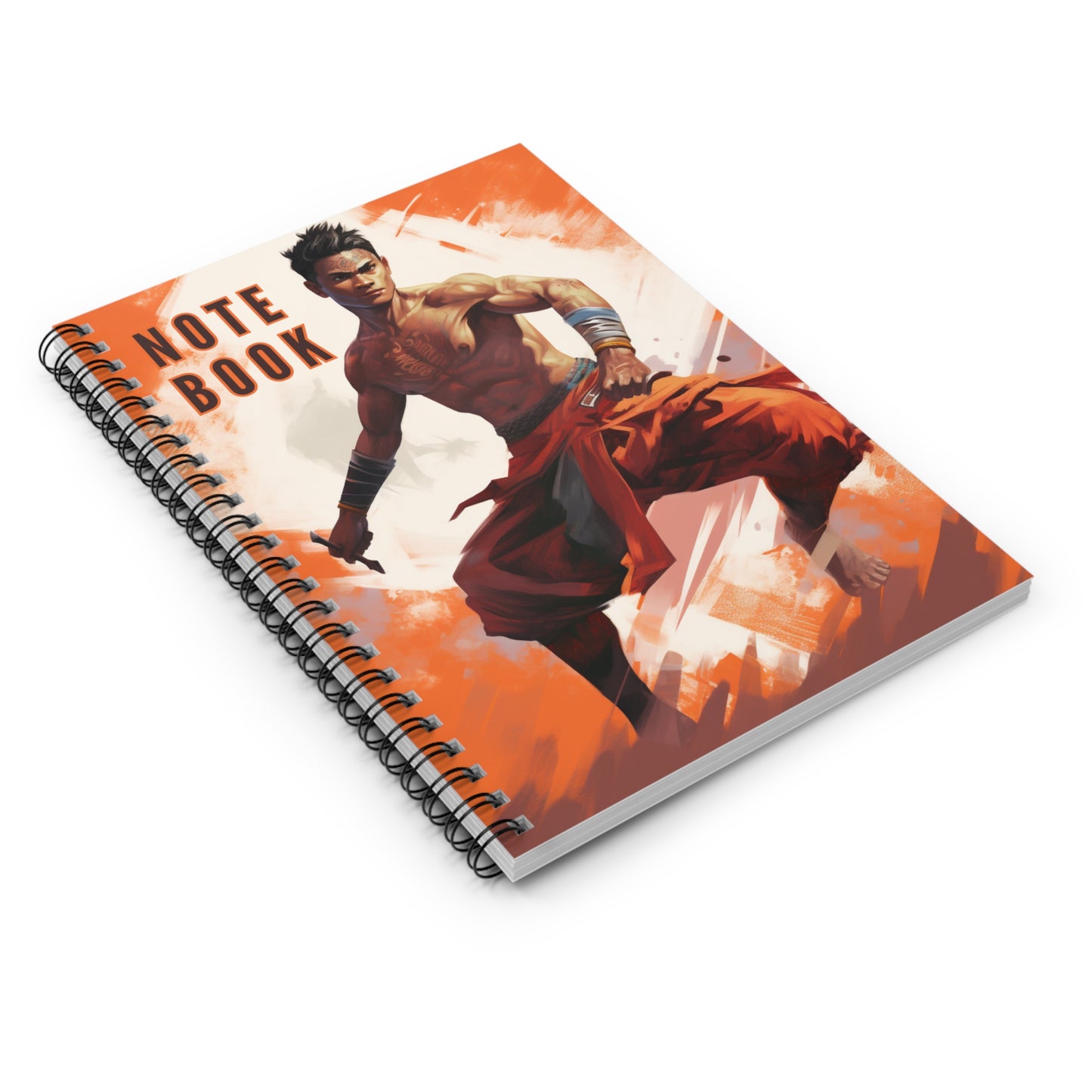 May Thai Themed Spiral Notebook - Ruled Line