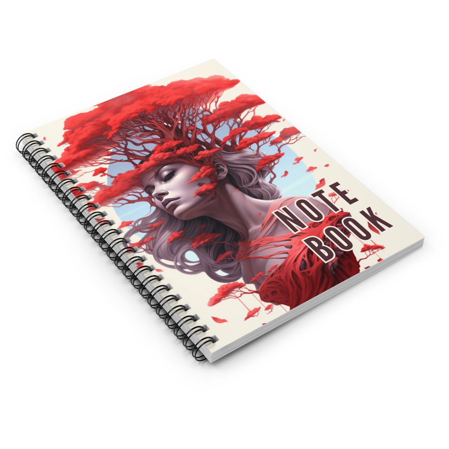 Spiral Adventure and Exploration themed notebook - Ruled Line