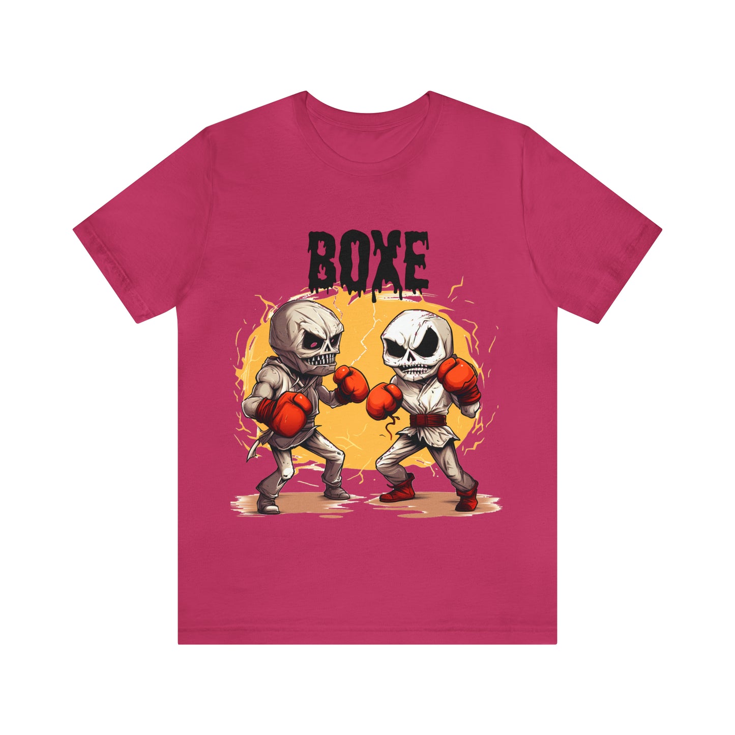 Halloween Boxing Unisex Jersey Short Sleeve Tee