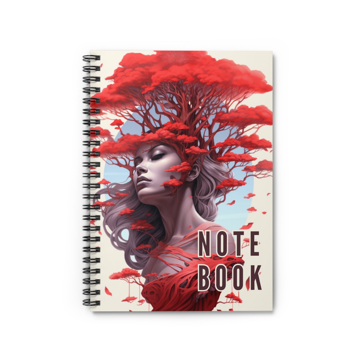 Spiral Adventure and Exploration themed notebook - Ruled Line