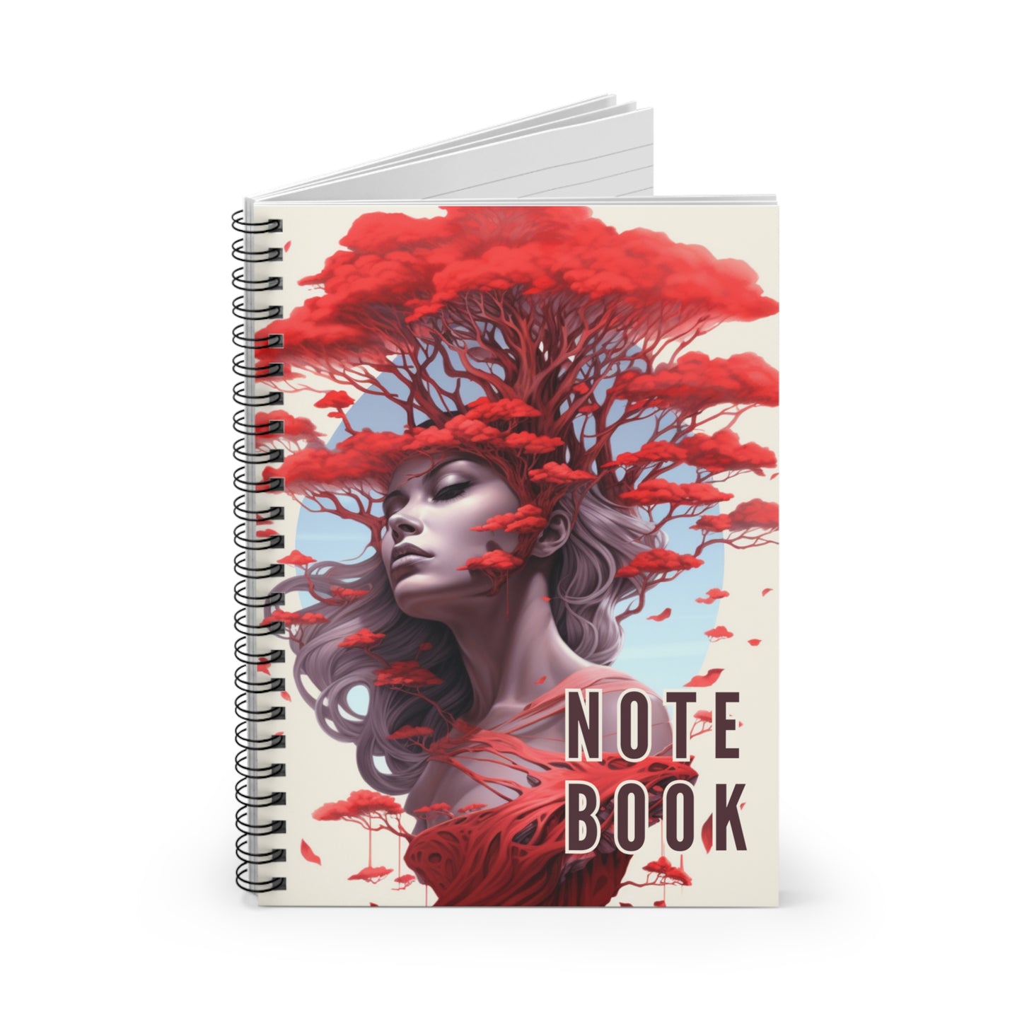 Spiral Adventure and Exploration themed notebook - Ruled Line