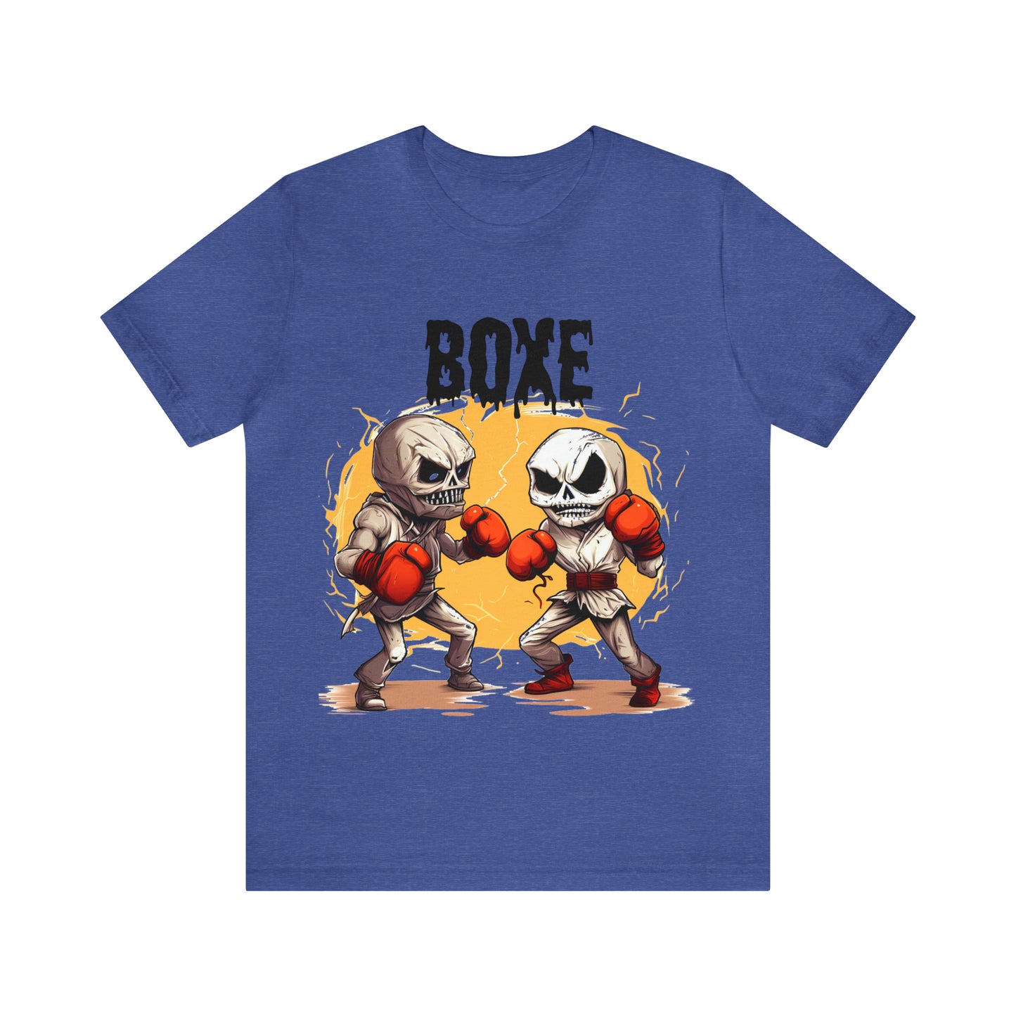 Halloween Boxing Unisex Jersey Short Sleeve Tee