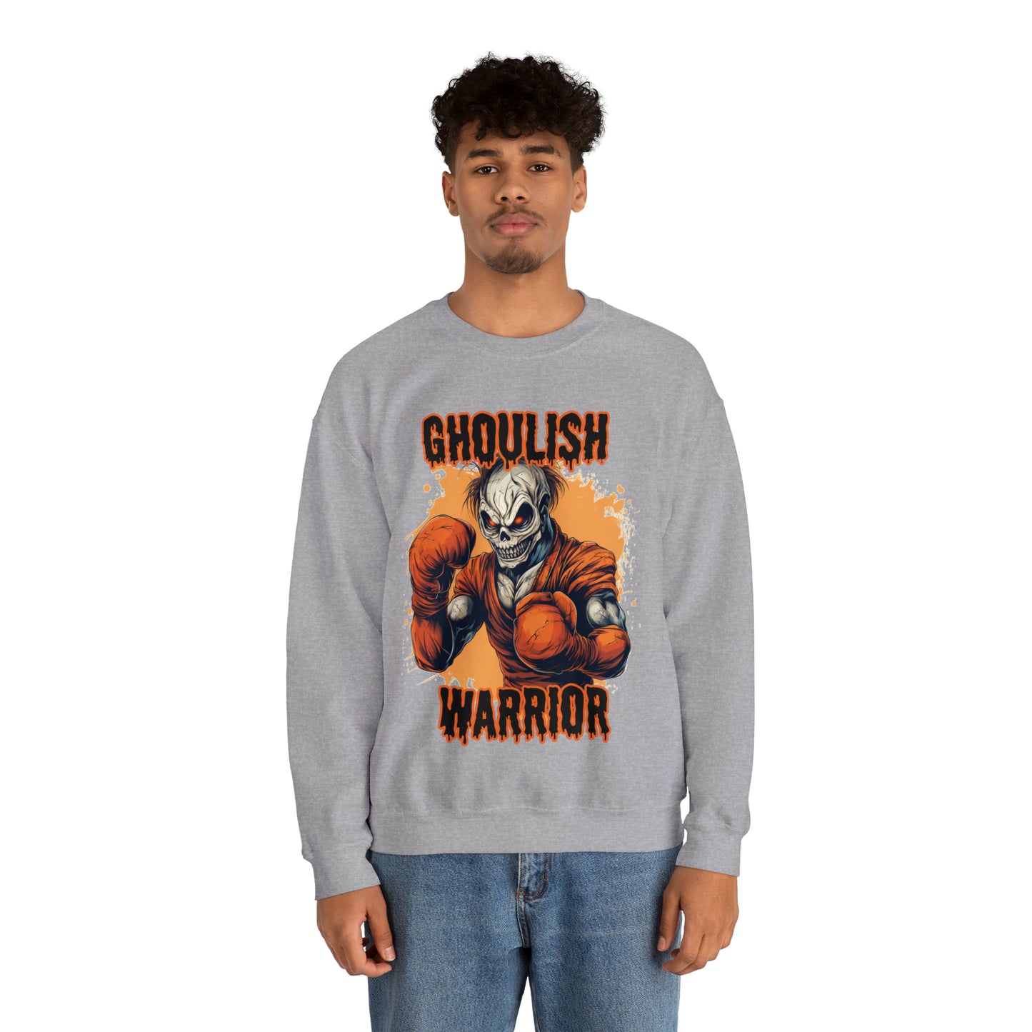 Halloween Warrior Unisex Heavy Blend™ Crewneck Sweatshirt