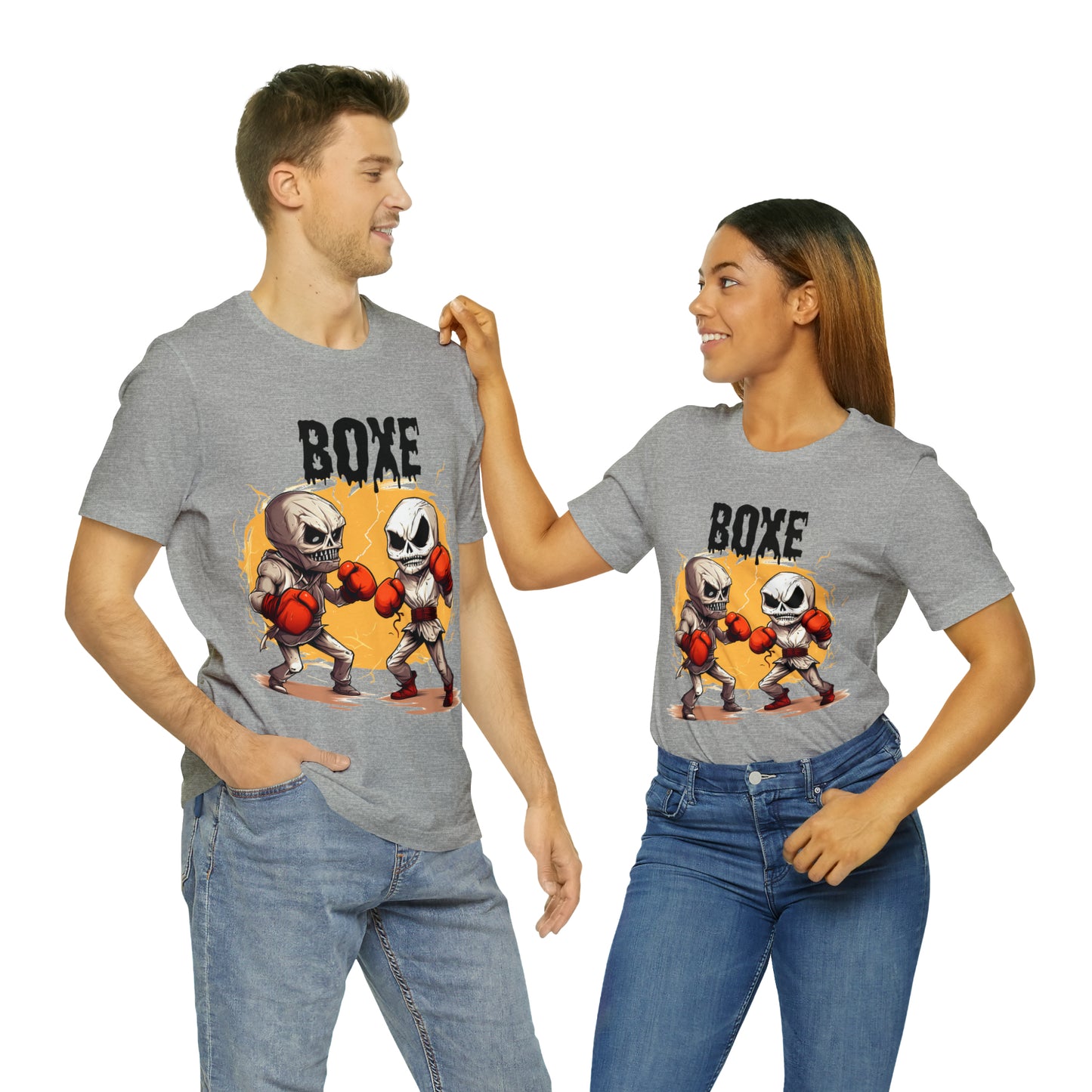 Halloween Boxing Unisex Jersey Short Sleeve Tee