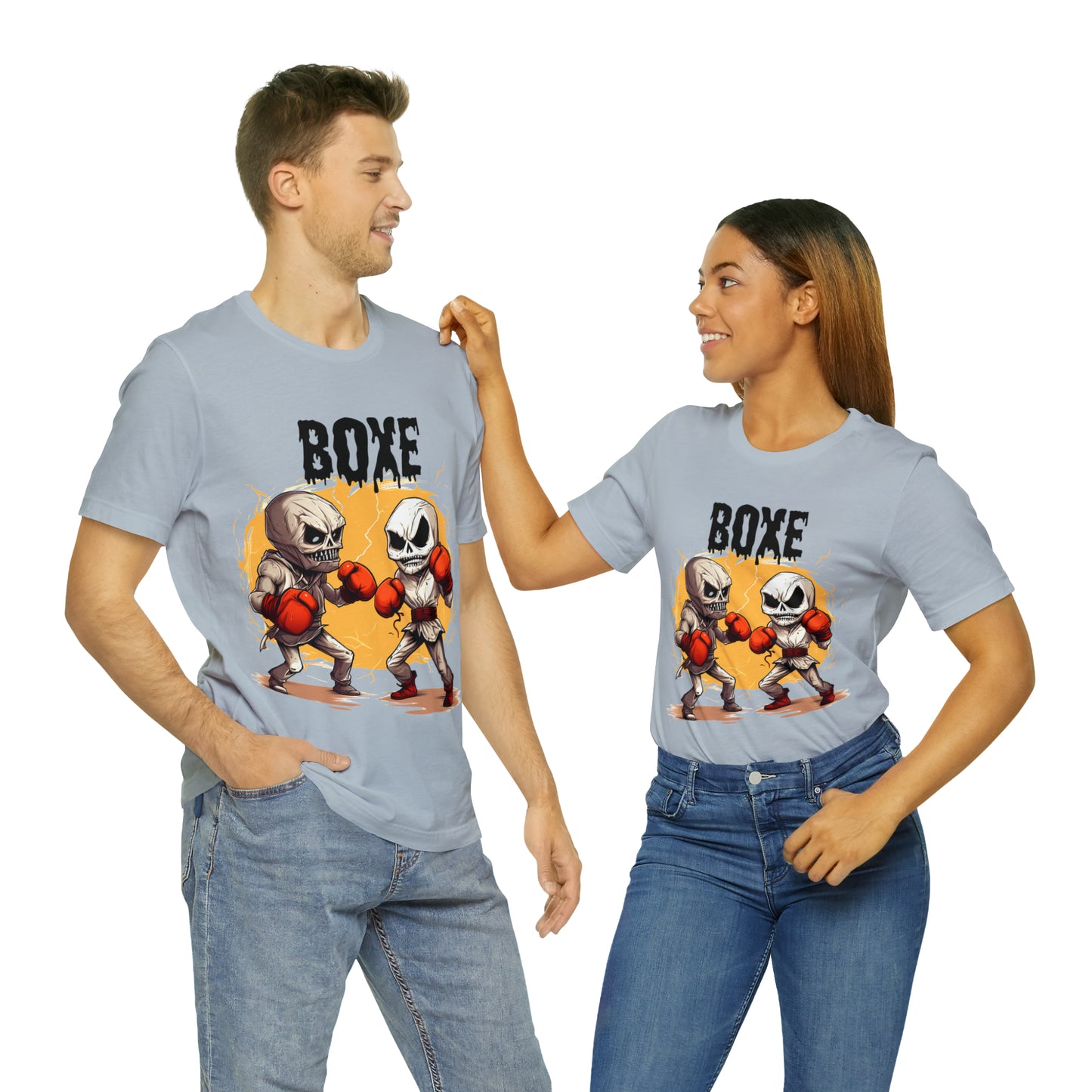 Halloween Boxing Unisex Jersey Short Sleeve Tee