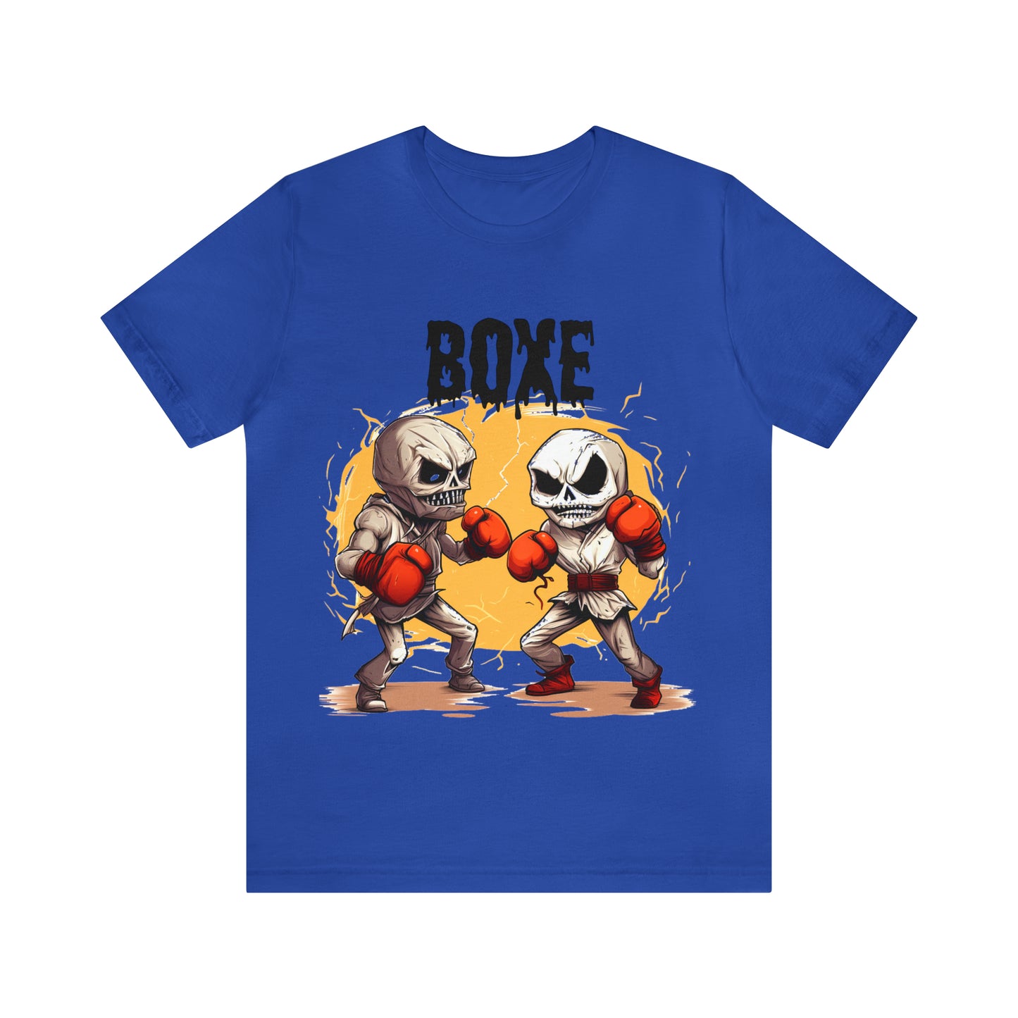 Halloween Boxing Unisex Jersey Short Sleeve Tee