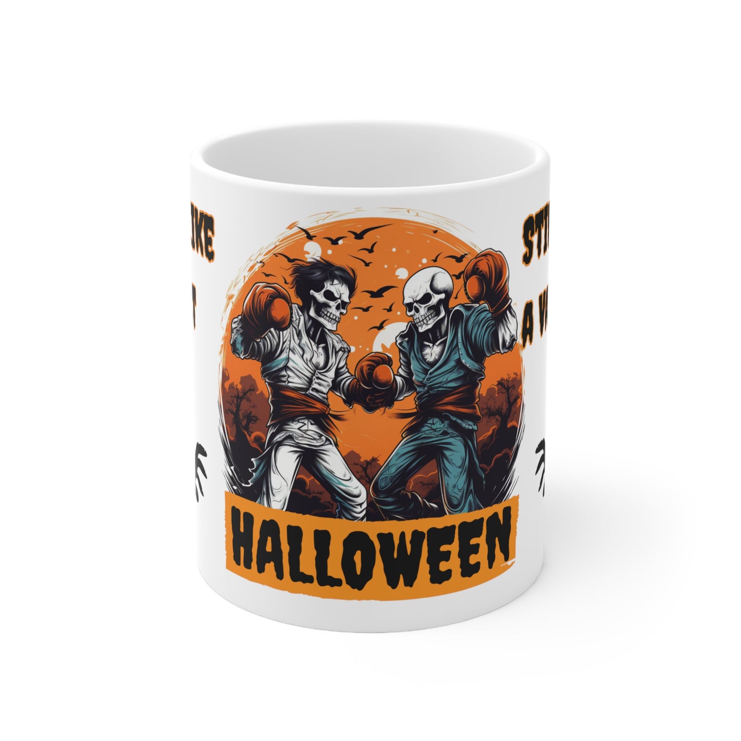 Halloween Boxing Ceramic Mug 11oz