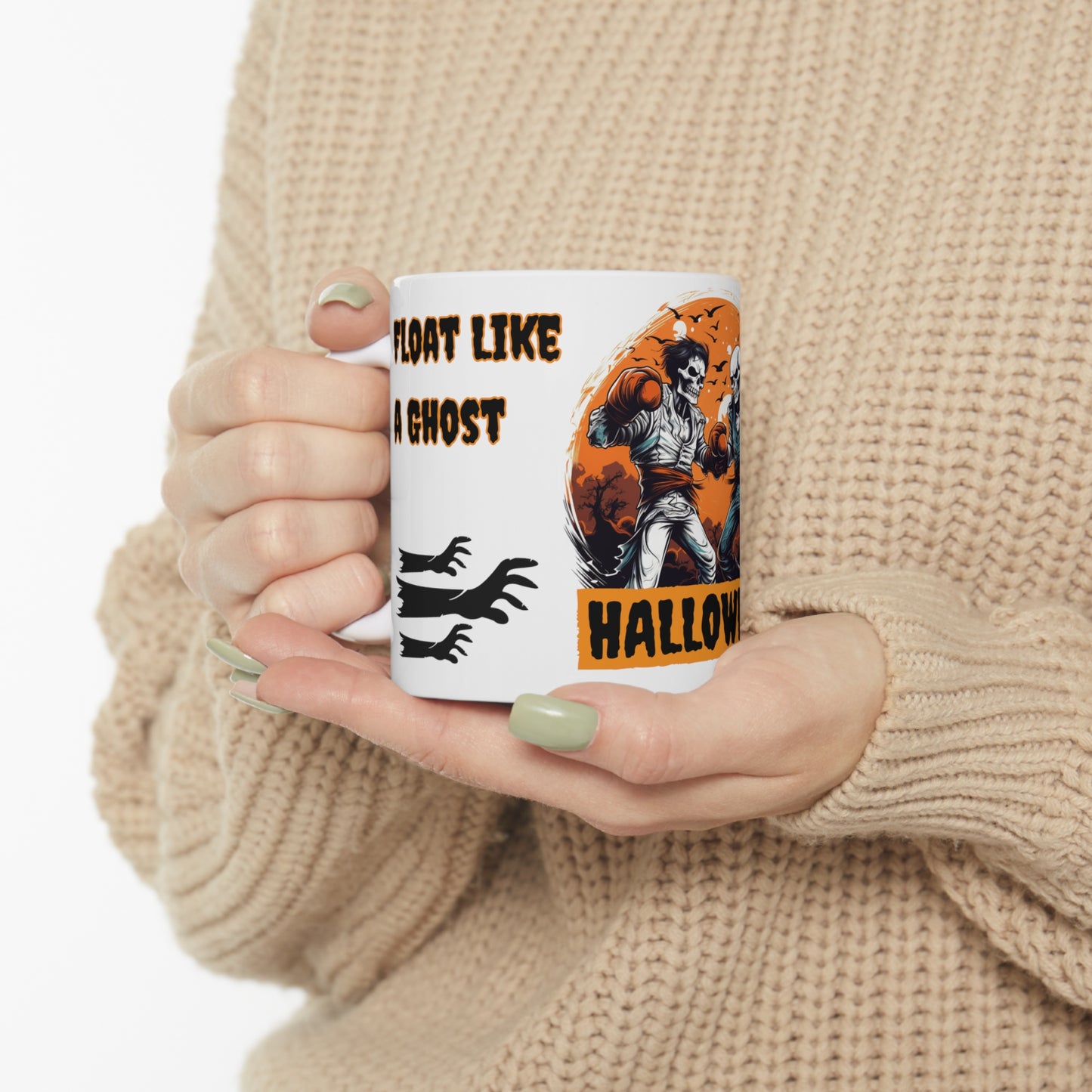 Halloween Boxing Ceramic Mug 11oz