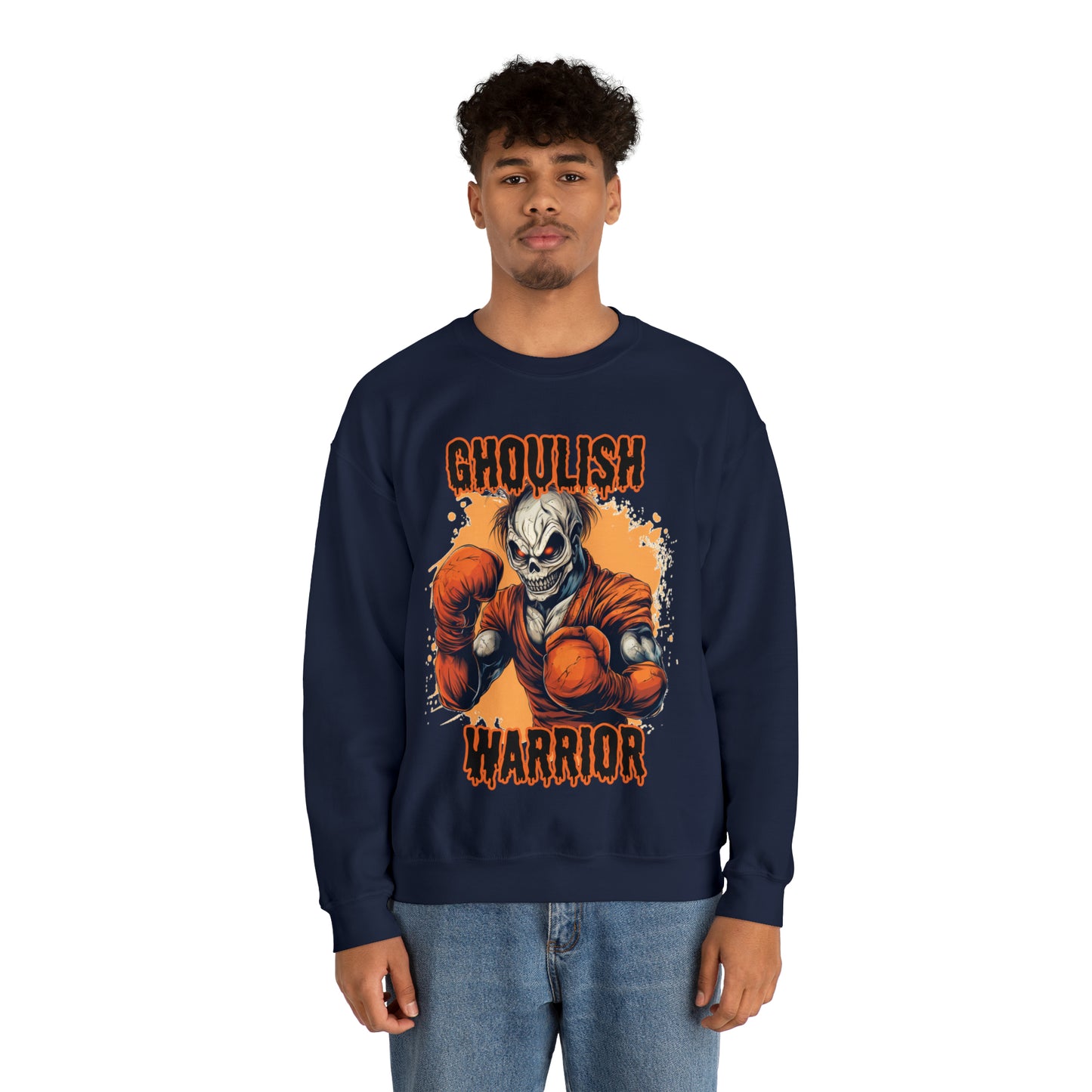 Halloween Warrior Unisex Heavy Blend™ Crewneck Sweatshirt