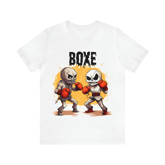 Halloween Boxing Unisex Jersey Short Sleeve Tee