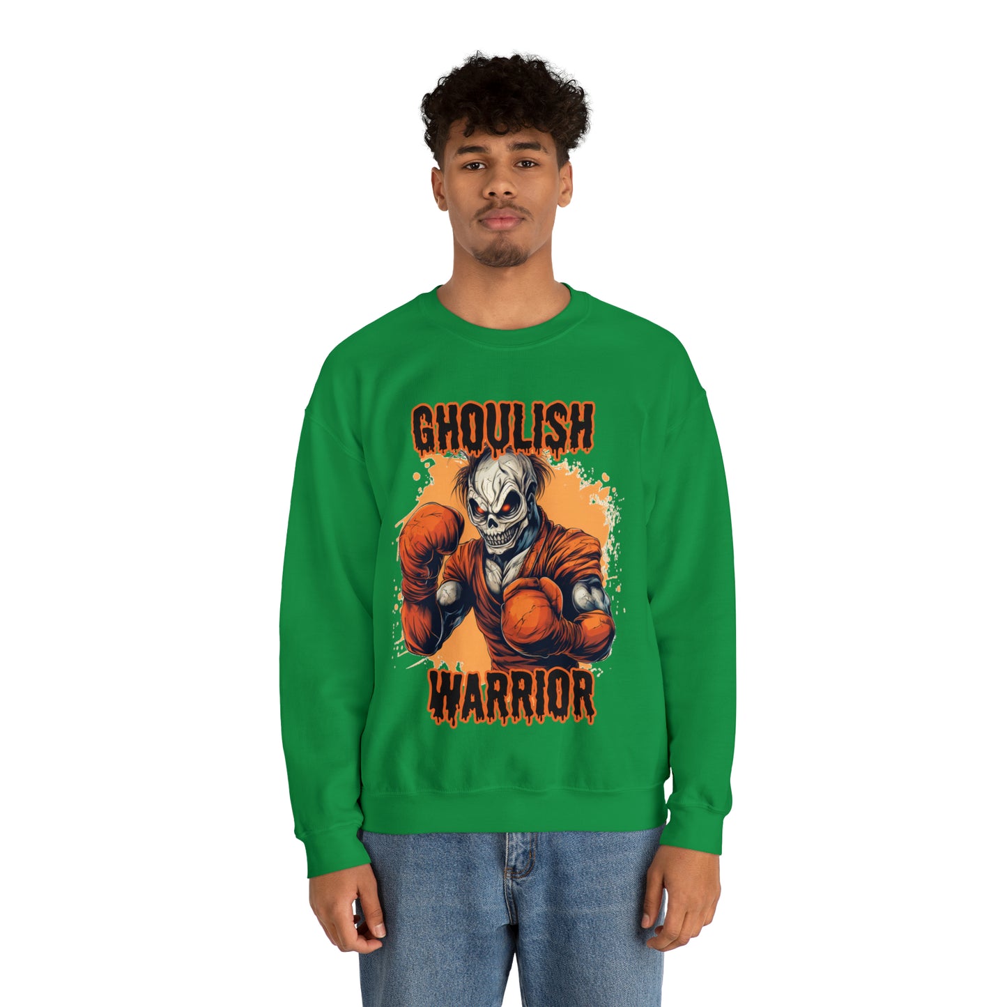 Halloween Warrior Unisex Heavy Blend™ Crewneck Sweatshirt