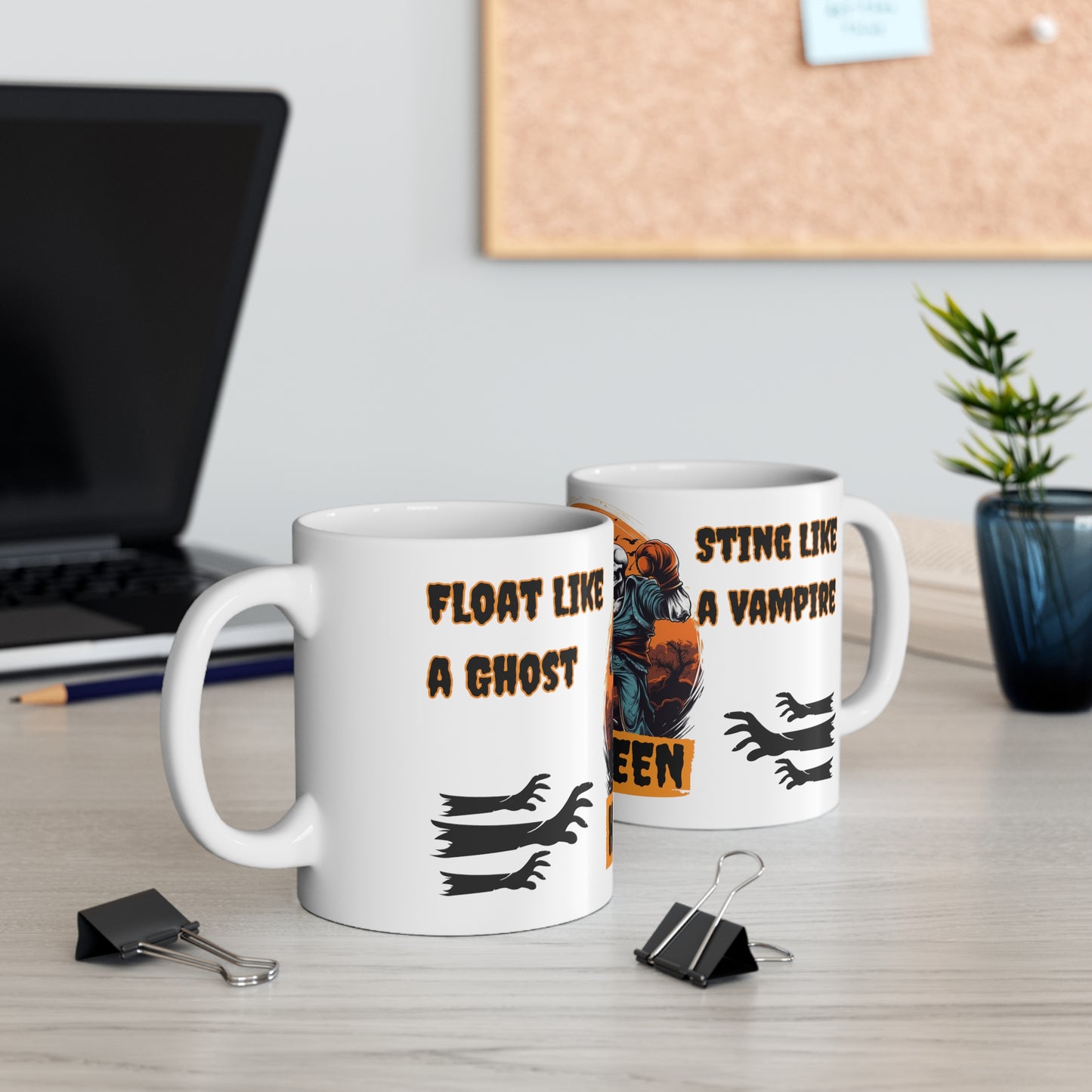 Halloween Boxing Ceramic Mug 11oz